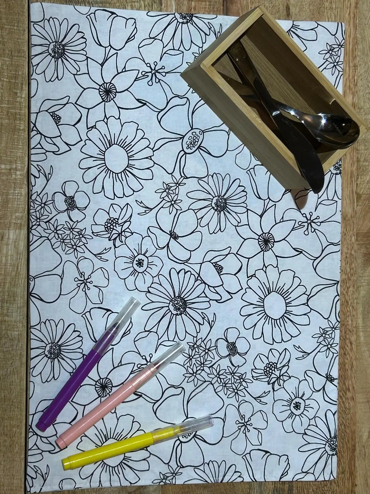 Set de table à colorier Maison Airelle