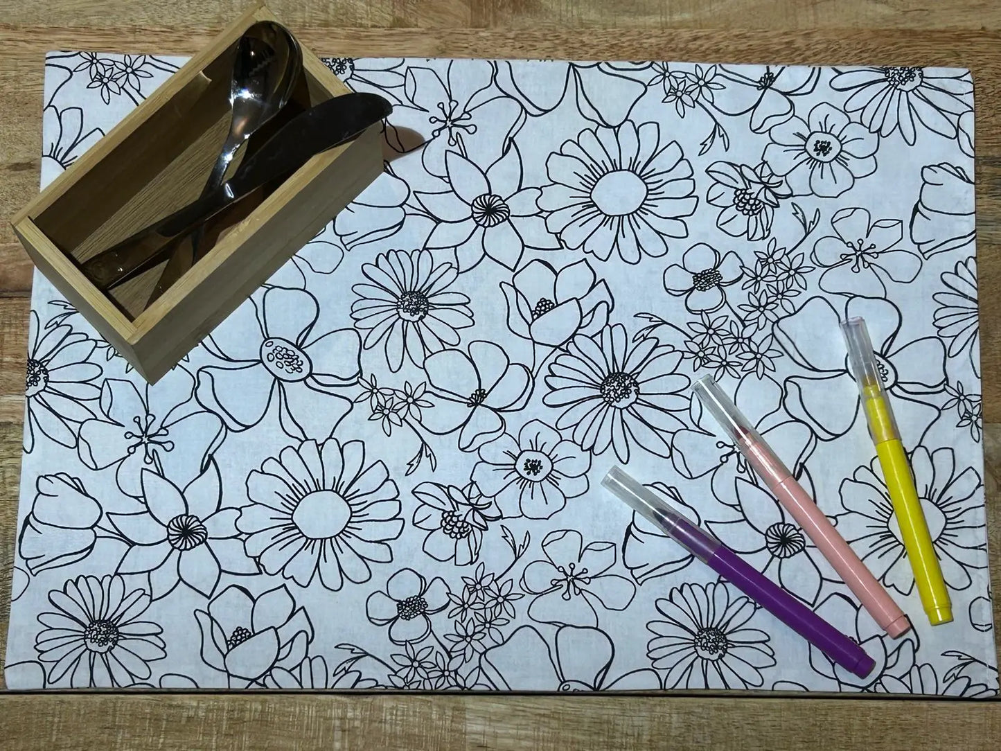Set de table à colorier Maison Airelle
