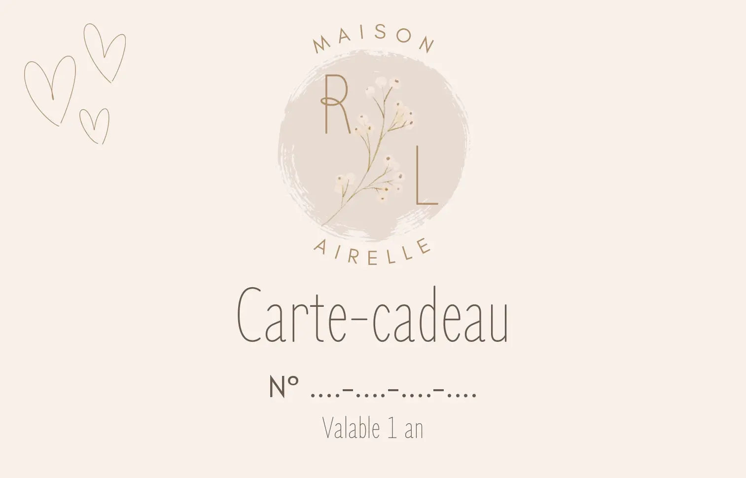 Carte-cadeau Maison Airelle Maison Airelle